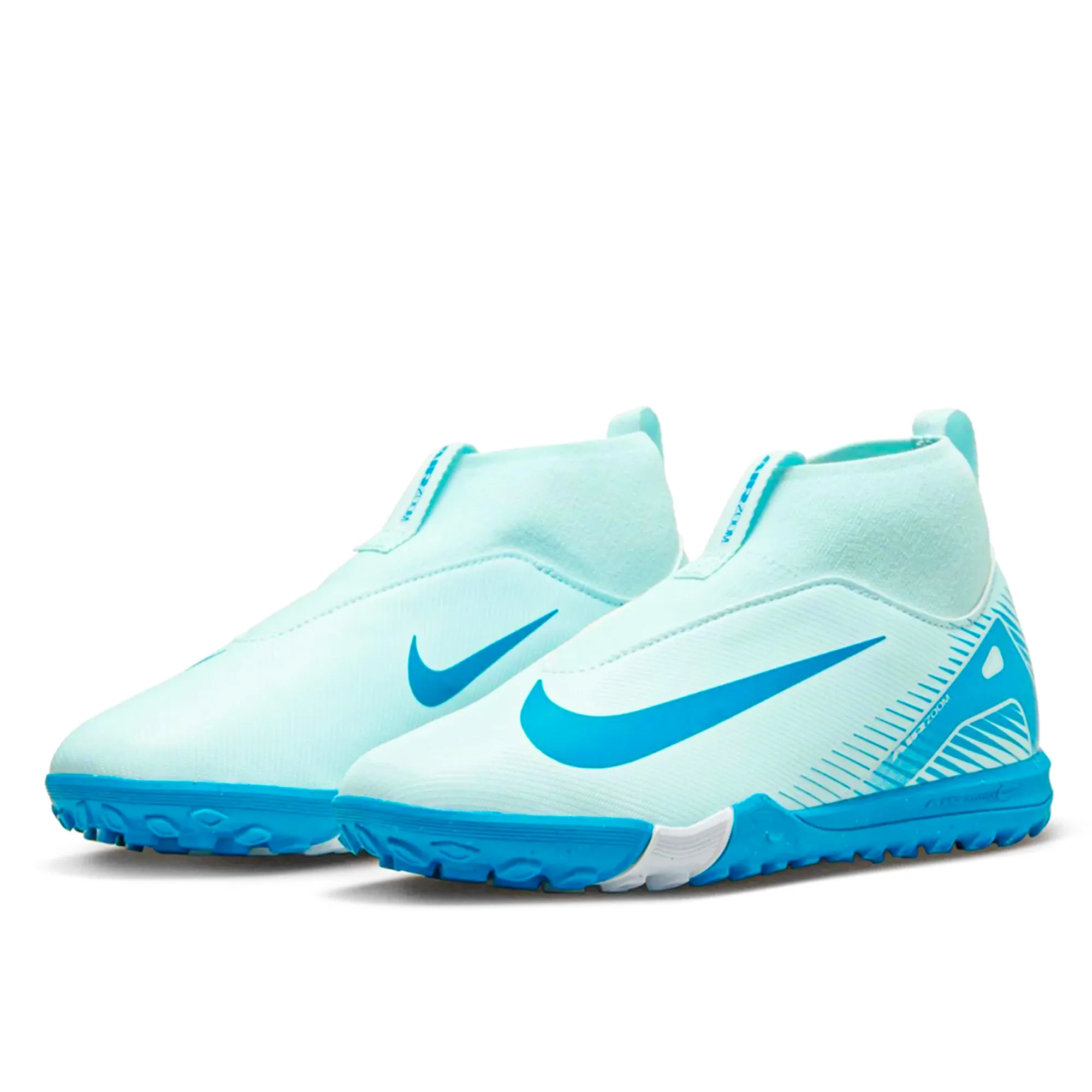 Nike Jr. Zoom Superfly 10 Academy Turf Soccer Shoes (Glacier Blue/Blue Orbit)