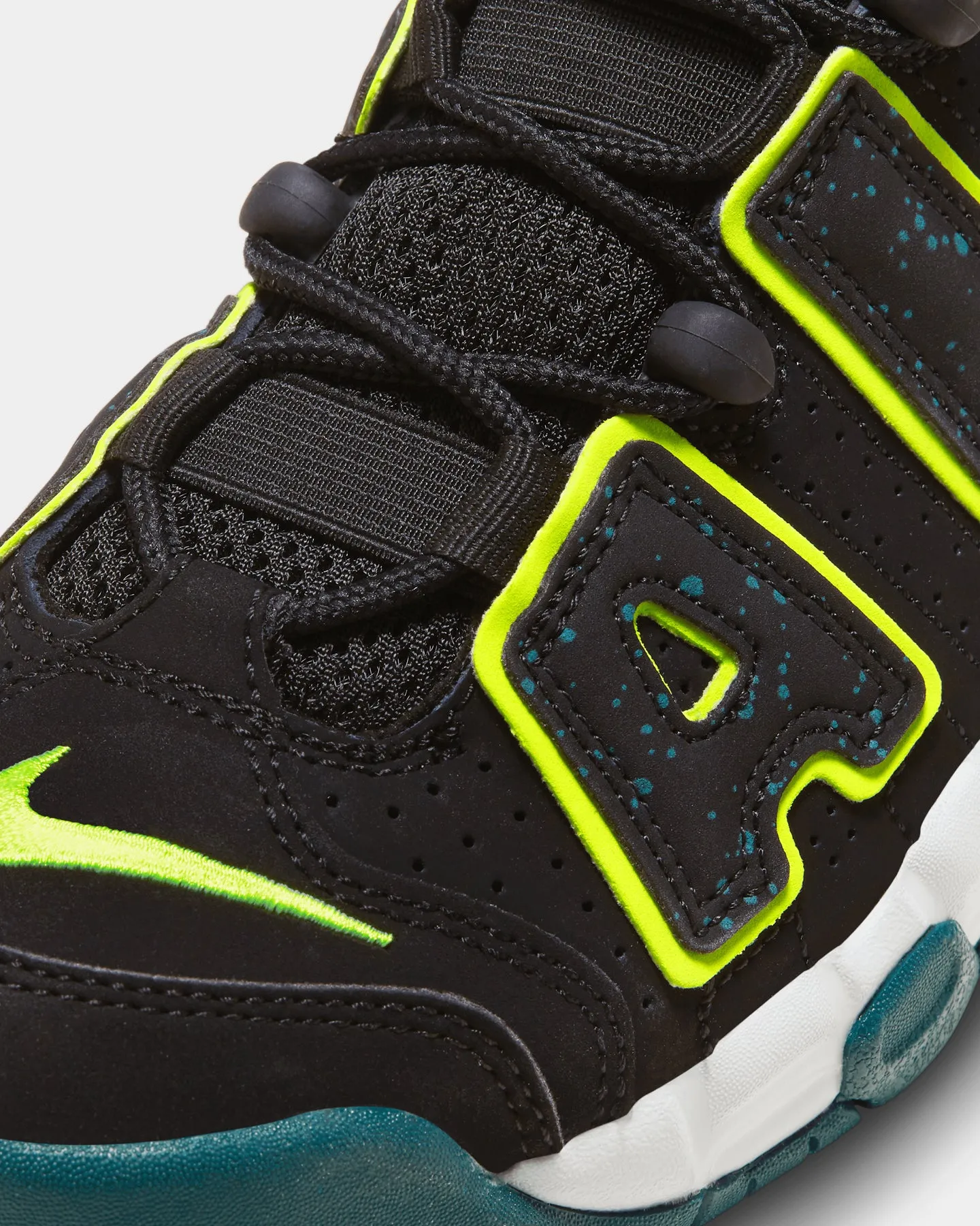 Nike Kids' Air More Uptempo (GS) Black/Volt