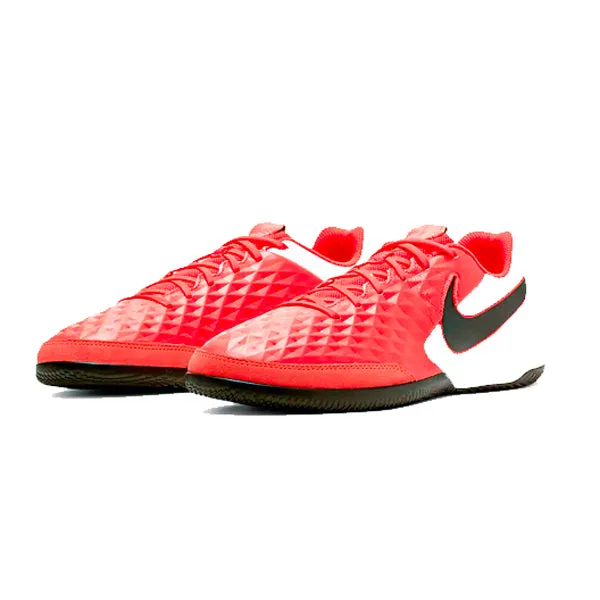 Nike Legend Academy 8 IC Indoor Court Soccer Shoes (Laser Crimson/Black/White)