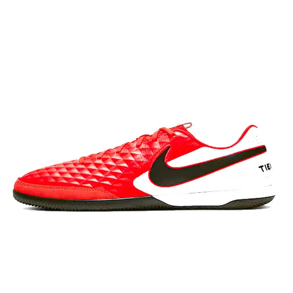 Nike Legend Academy 8 IC Indoor Court Soccer Shoes (Laser Crimson/Black/White)