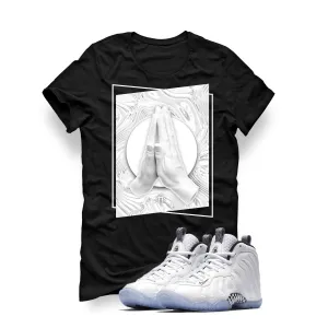 Nike Lil Posite One White Ice Black T (Pray For Me)