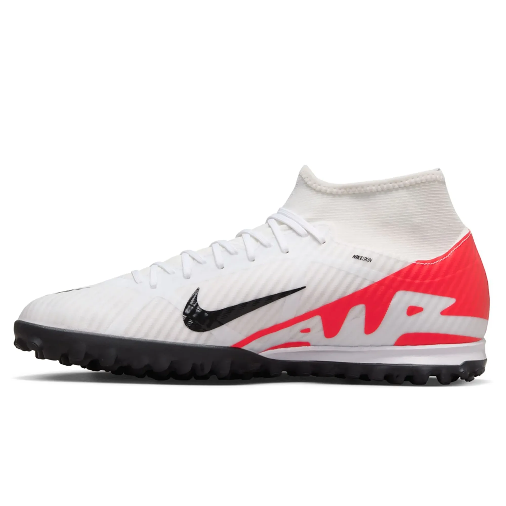 Nike Zoom Superfly 9 Academy Turf Soccer Shoes (Bright Crimson/White)