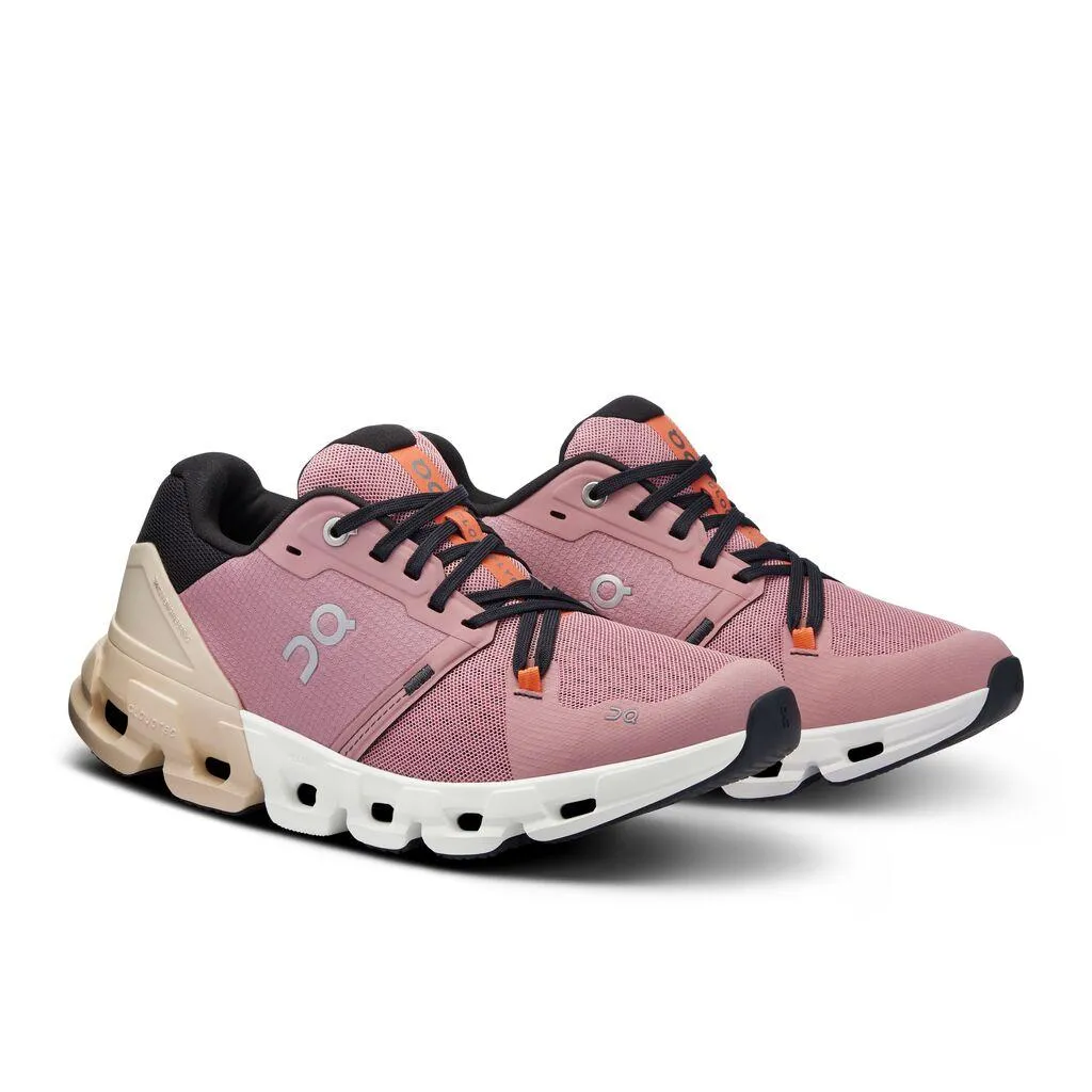 On Running Women's Cloudflyer 4 Shoes - Dustrose / Sand