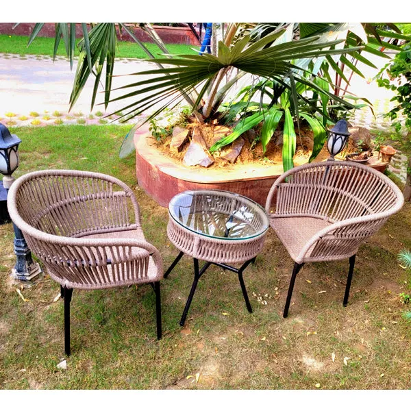 Outdoor Braided & Rope Coffee Set - Vapore -  Ready Stock Sale