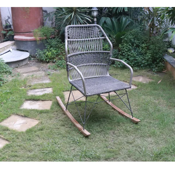 Outdoor Furniture Braid And Rope Rocking Chairs - Custom Chair - Ready Stock Sale