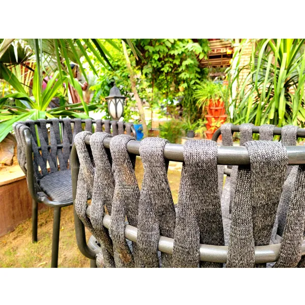 Outdoor Furniture Braided & Rope Coffee Set - Birilyant -  Ready Stock Sale