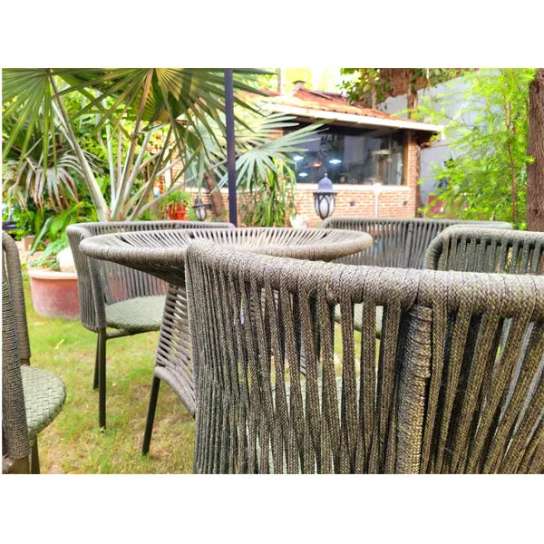 Outdoor Furniture Braided & Rope Coffee Set - Deck - Ready Stock Sale