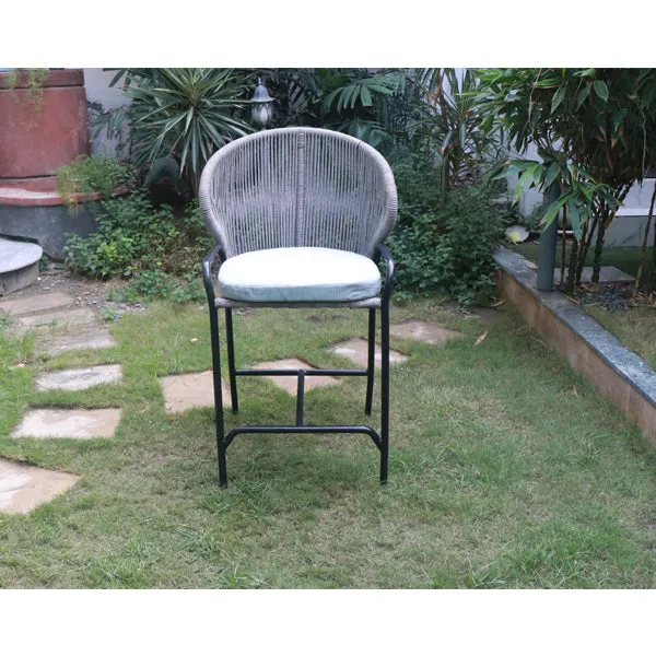 Outdoor Furniture Braided, Rope & Cord Bar Chair - Baroque-X01 - Ready Stock Sale