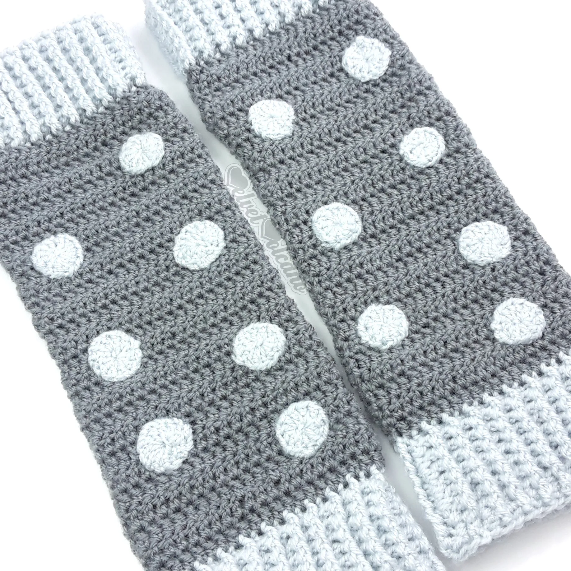 Polka Dot Leg Warmers (Custom Colour)