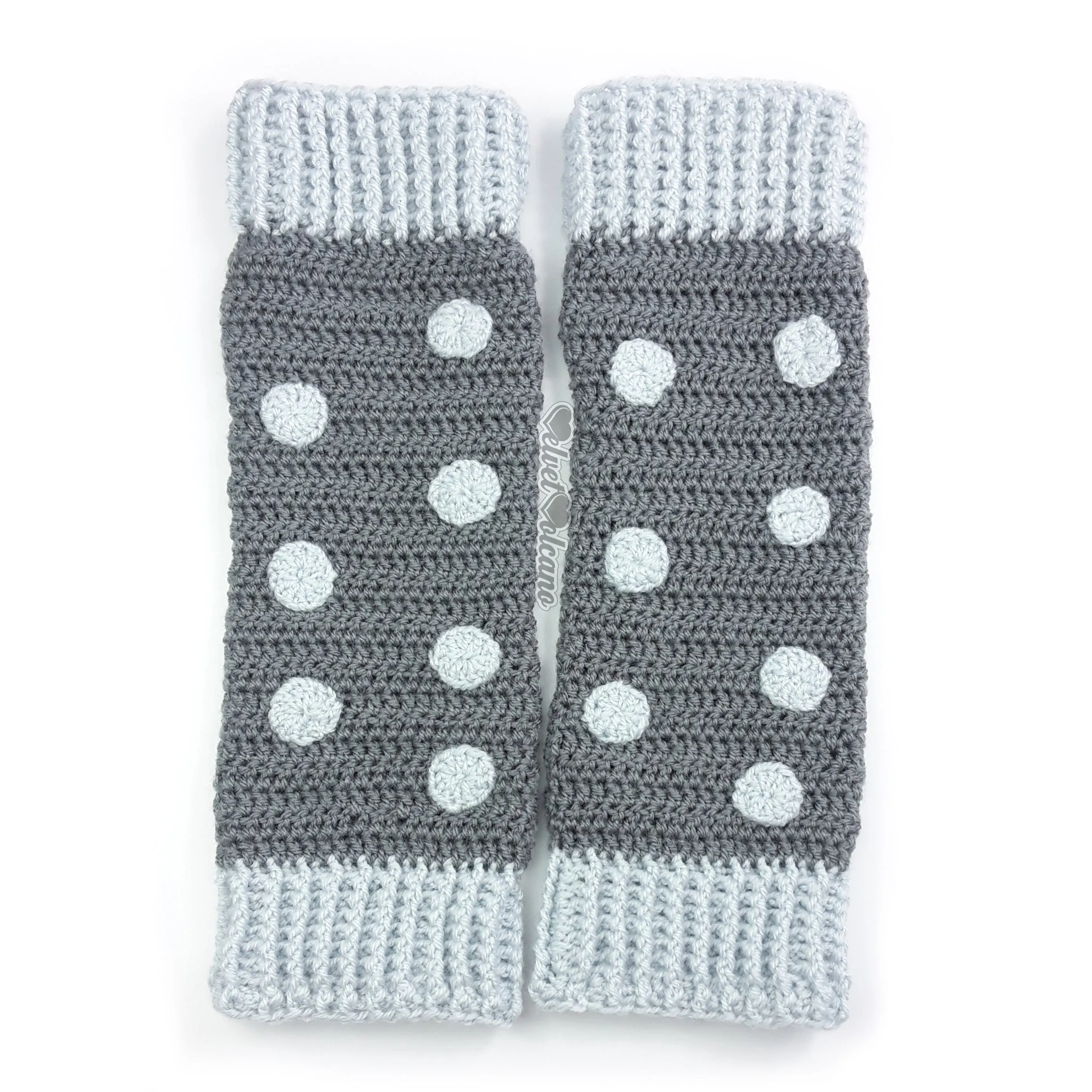 Polka Dot Leg Warmers (Custom Colour)