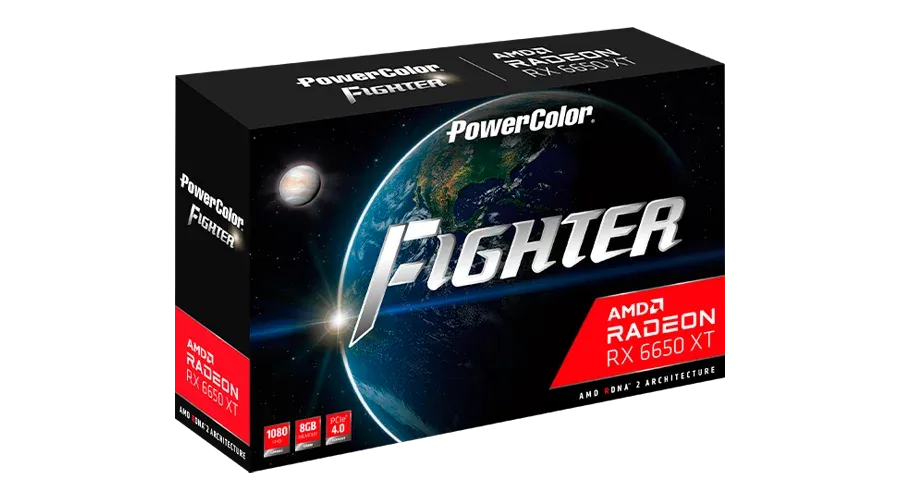 POWERCOLOR FIGHTER Radeon™ RX 6650 XT 8GB GDDR6