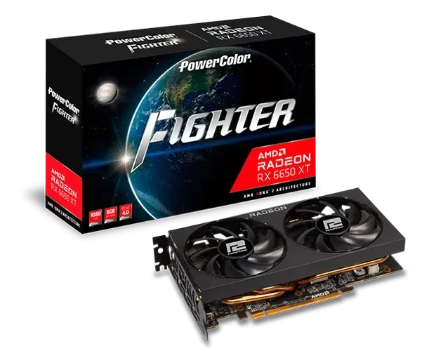 POWERCOLOR FIGHTER Radeon™ RX 6650 XT 8GB GDDR6