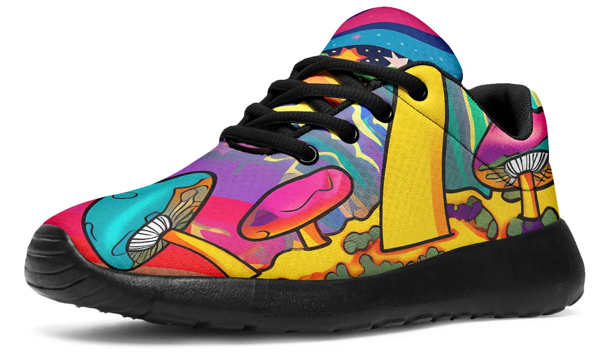 Psychedelic Mushies Sneakers