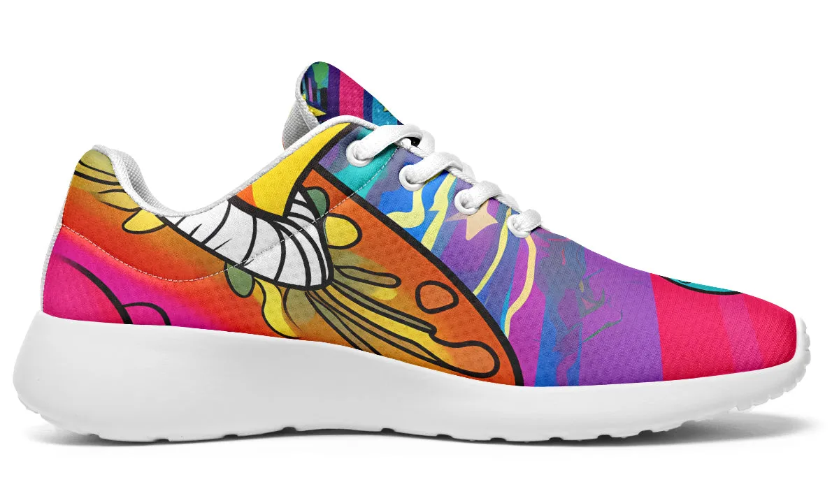 Psychedelic Mushies Sneakers