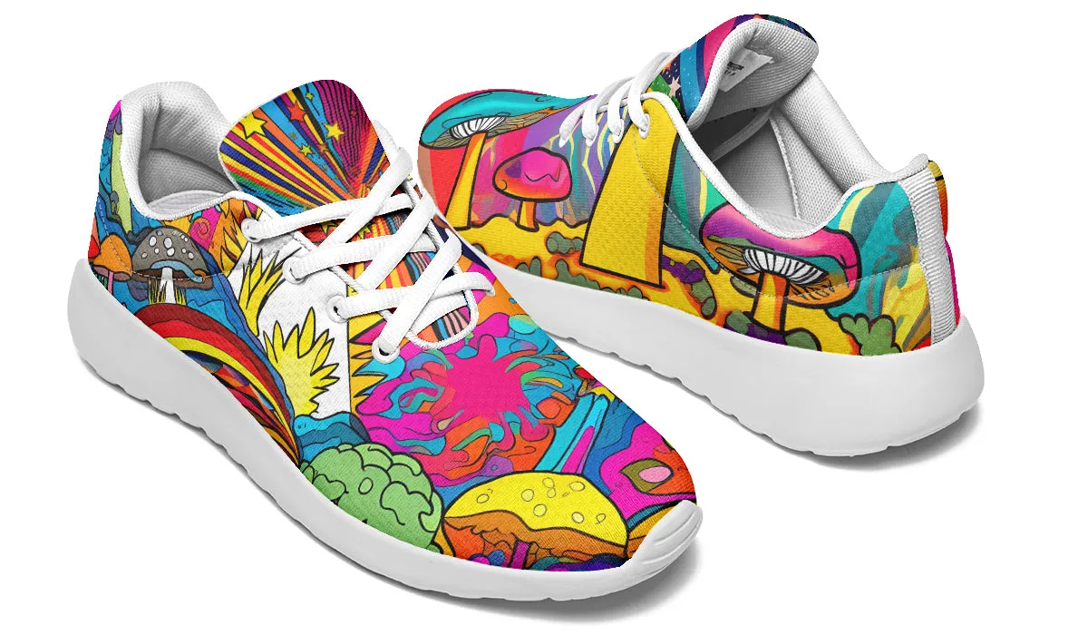 Psychedelic Mushies Sneakers