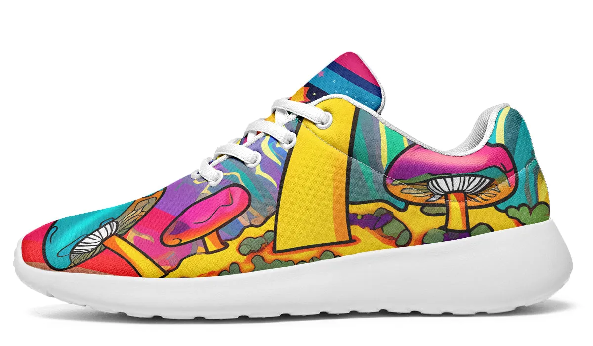 Psychedelic Mushies Sneakers