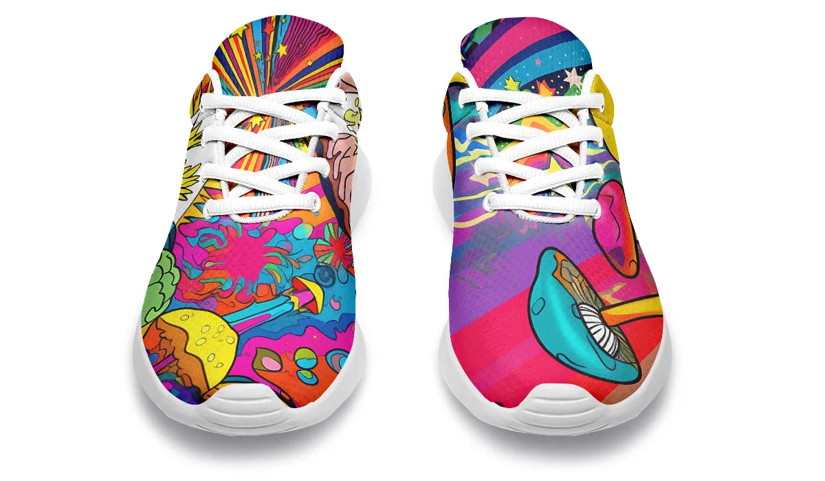 Psychedelic Mushies Sneakers