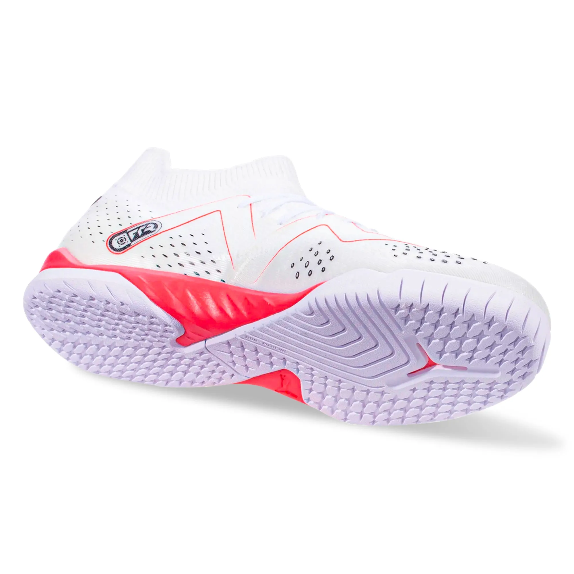 Puma  Future Match IT Indoor Soccer Shoes (Puma White/Fire Orchid)