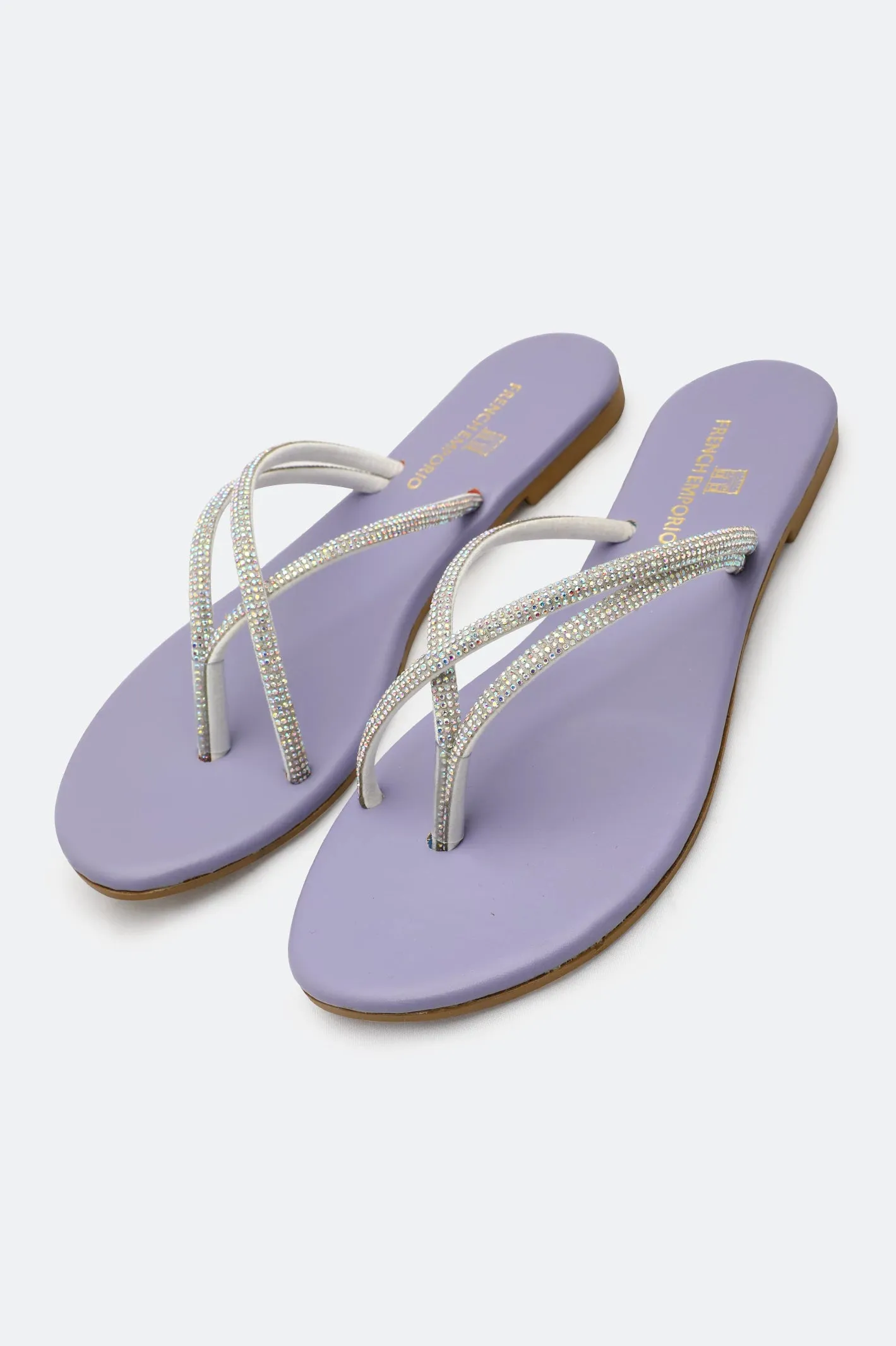 Purple Ladies Casual Slippers