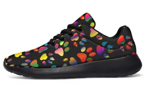 Rainbow Paw Prints Sneakers