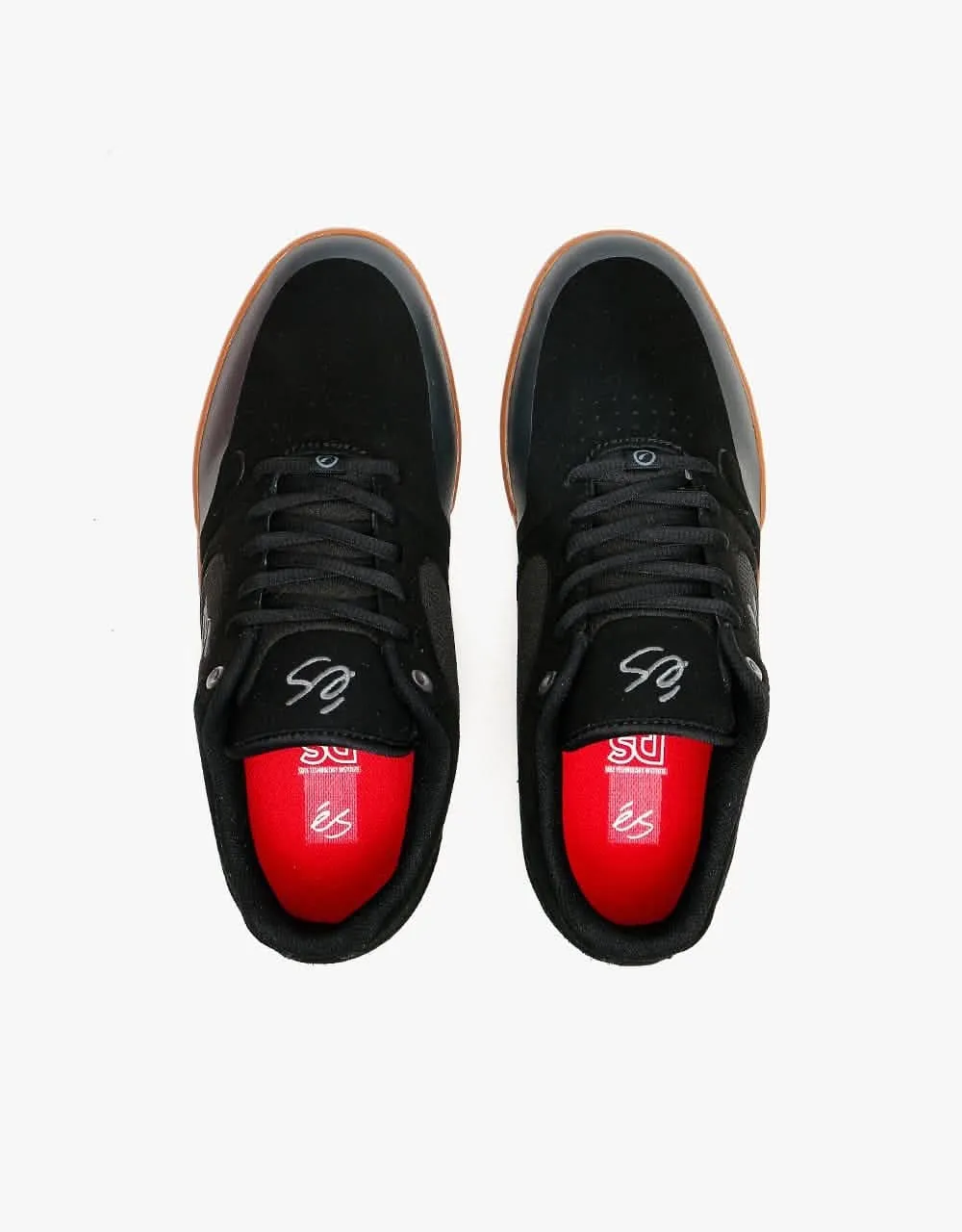 éS Swift 1.5 Skate Shoes - Black/Gum