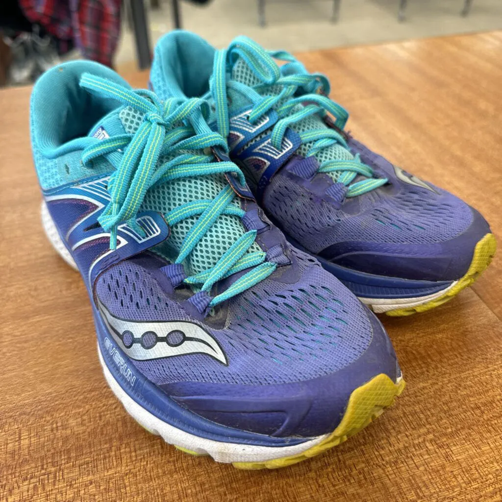 Saucony Women's Everrun Running Shoes: Purple/Teal-women-7