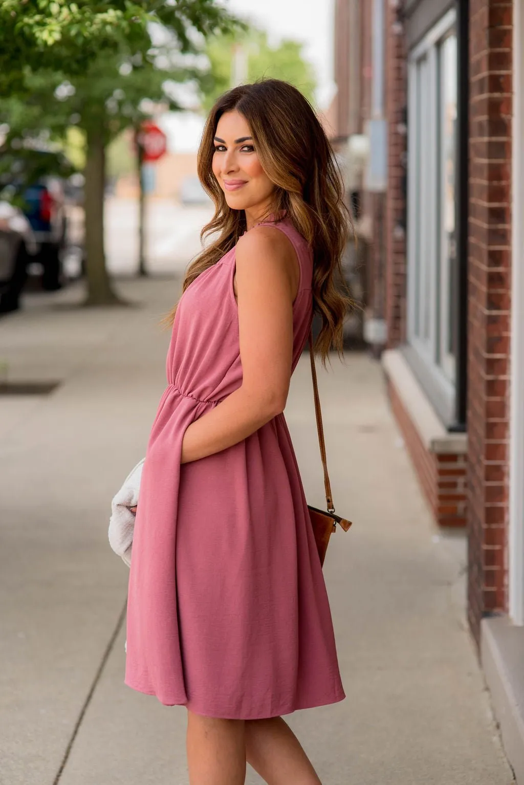 Simple Cinched Tank Dress