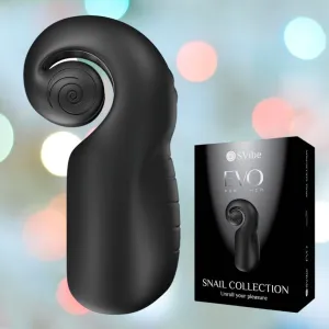 Snail Vibe Evo Rechargeable Male Masturbator (Black)