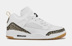 Spizike Low Mens Basketball Shoes (White/Black/Metallic Gold)