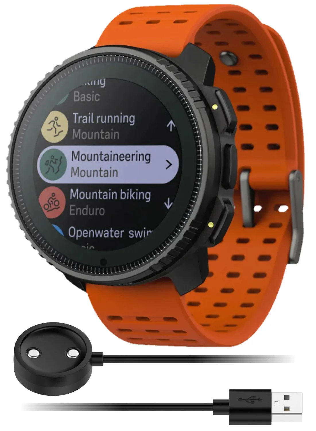 SUUNTO Vertical Adventure GPS Watch, Large Screen, Offline Maps, Solar Charging with Wearable4U Power Bank SQ Bundle