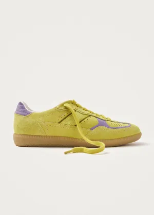 Tb.490 Rife Acid Green Leather Sneakers