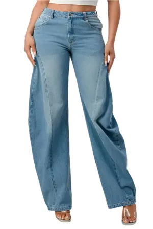 TEEK - Wide Leg Denim Jeans