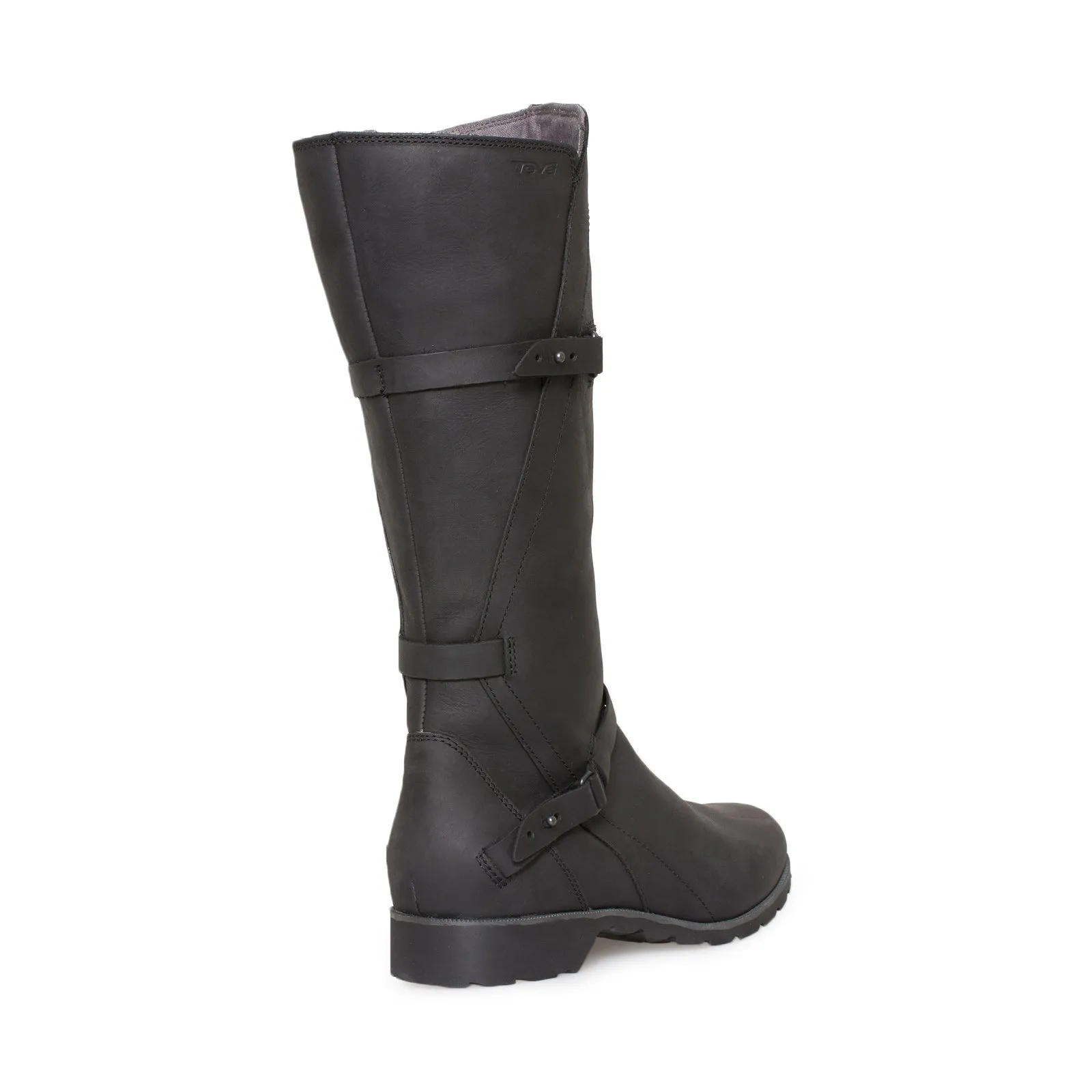 Teva Delavina Tall Black Boots - Women's