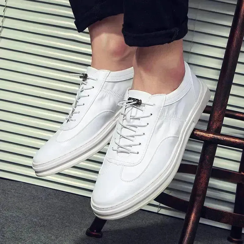 The new summer men's shoes shoes shoes all-match men casual white shoes shoes men's athletic shoes Le Fu