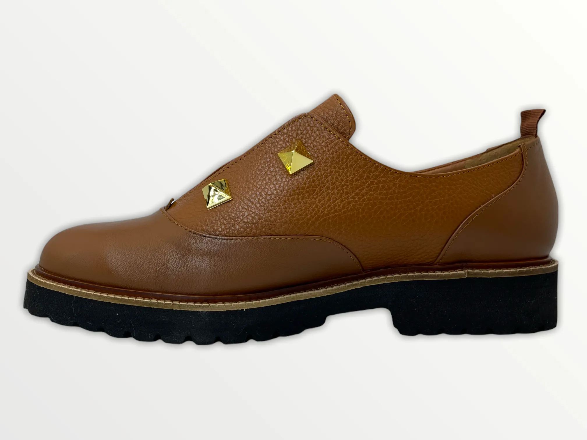 The Tonza Tan Leather Flat Shoe Final Sale!