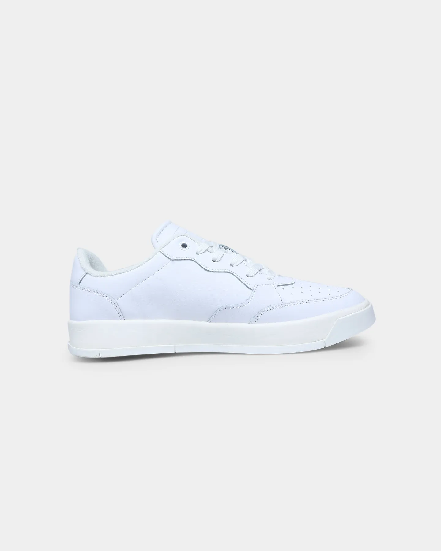 Tommy Jeans TJ Basket Leather Trainers White