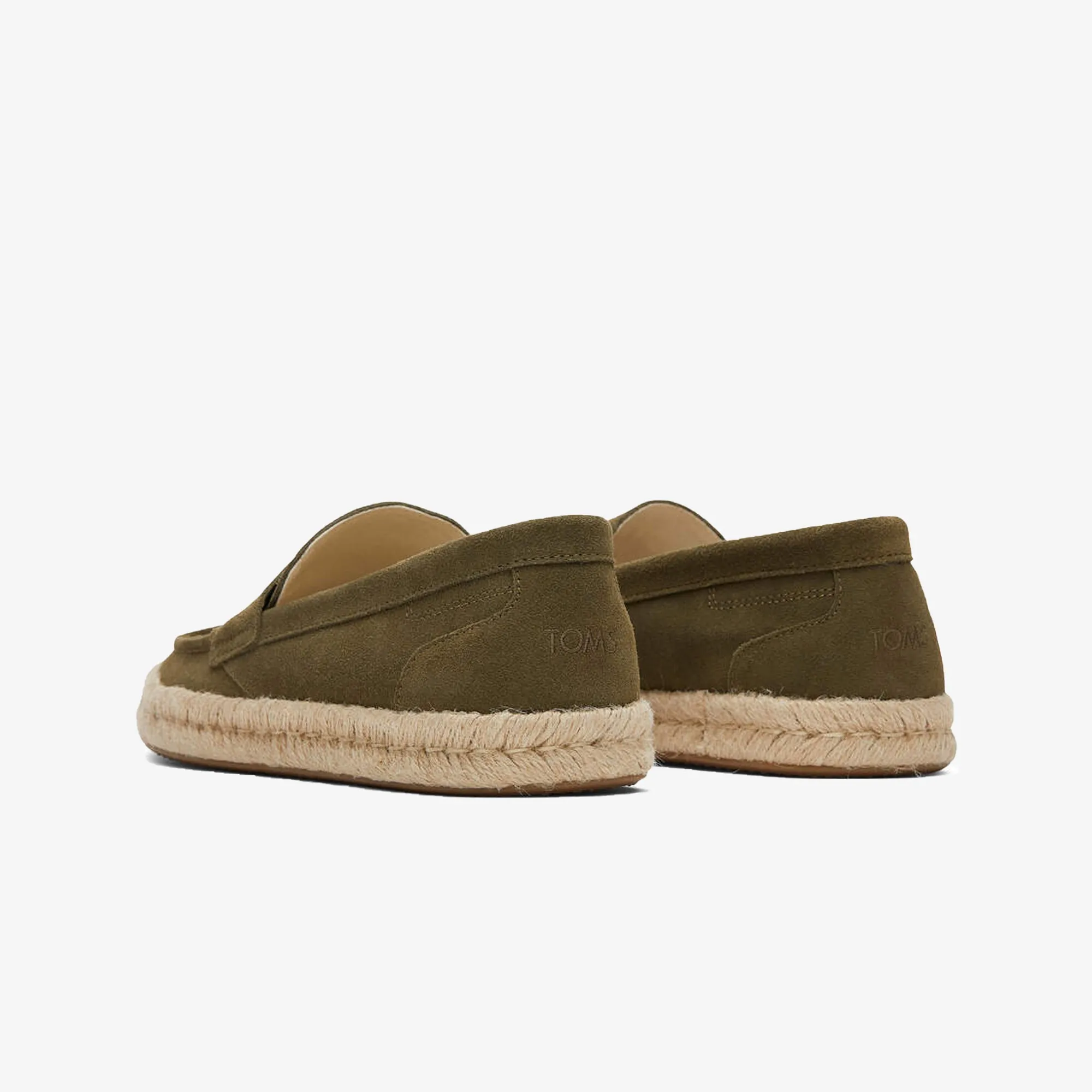 Toms | JUTE WRAP BOAT  { OLIVE