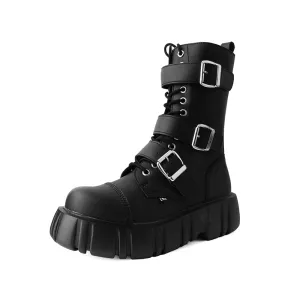 TUK Black TUKskin Platform Airship Boot