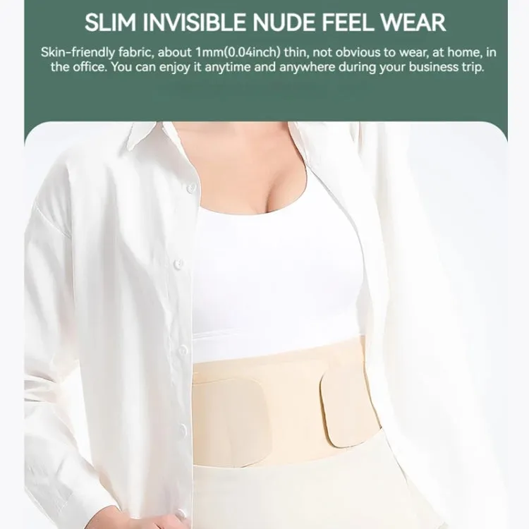 Ultra-thin Waist Belt Lumbar Support Breathable Back Spine Support Corset, Size: S