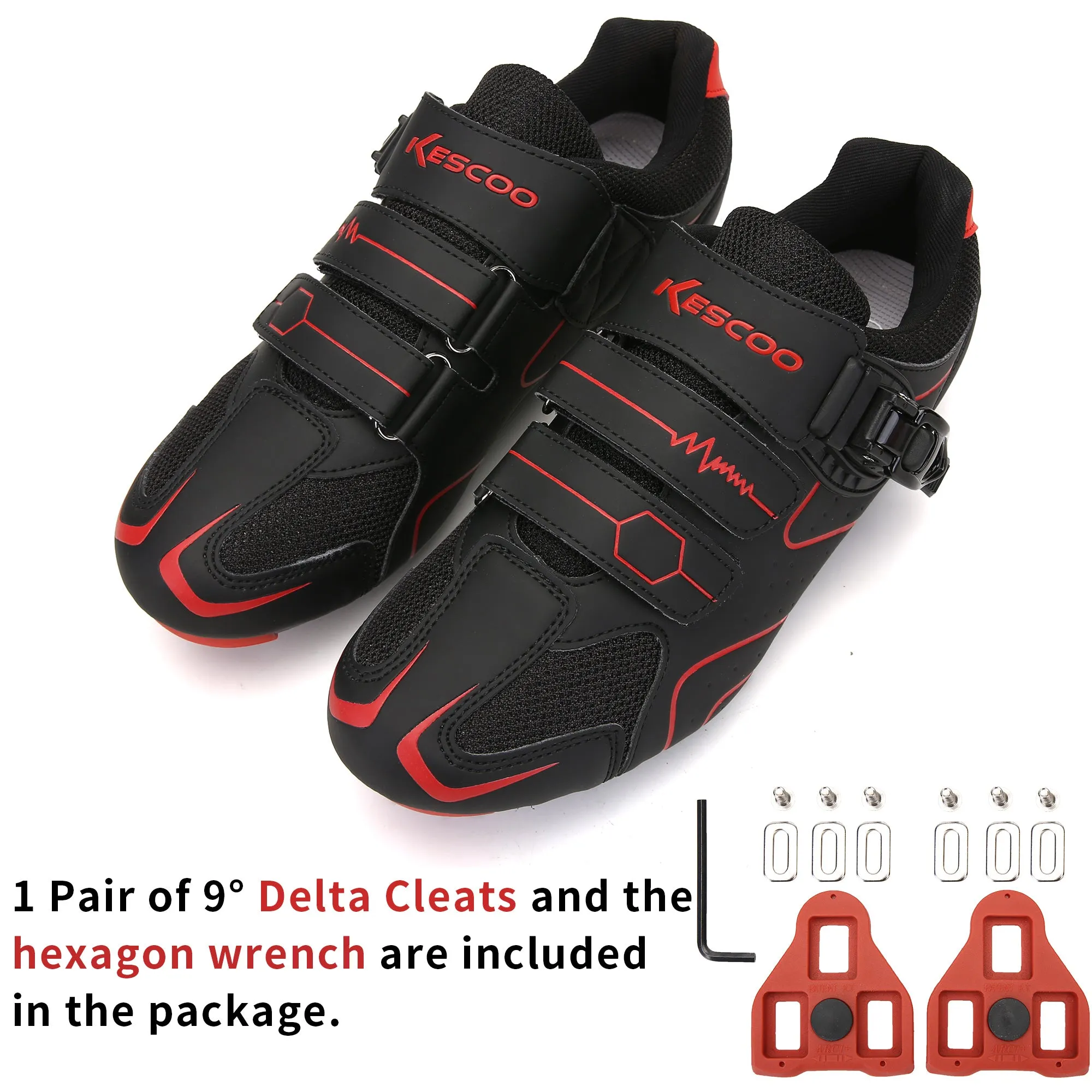 Unisex Cycling Shoes Compatible with Peloton Indoor Road Bike Shoes Riding Shoes for Men and Women Look Delta Cleats Clip Outdoor Pedal