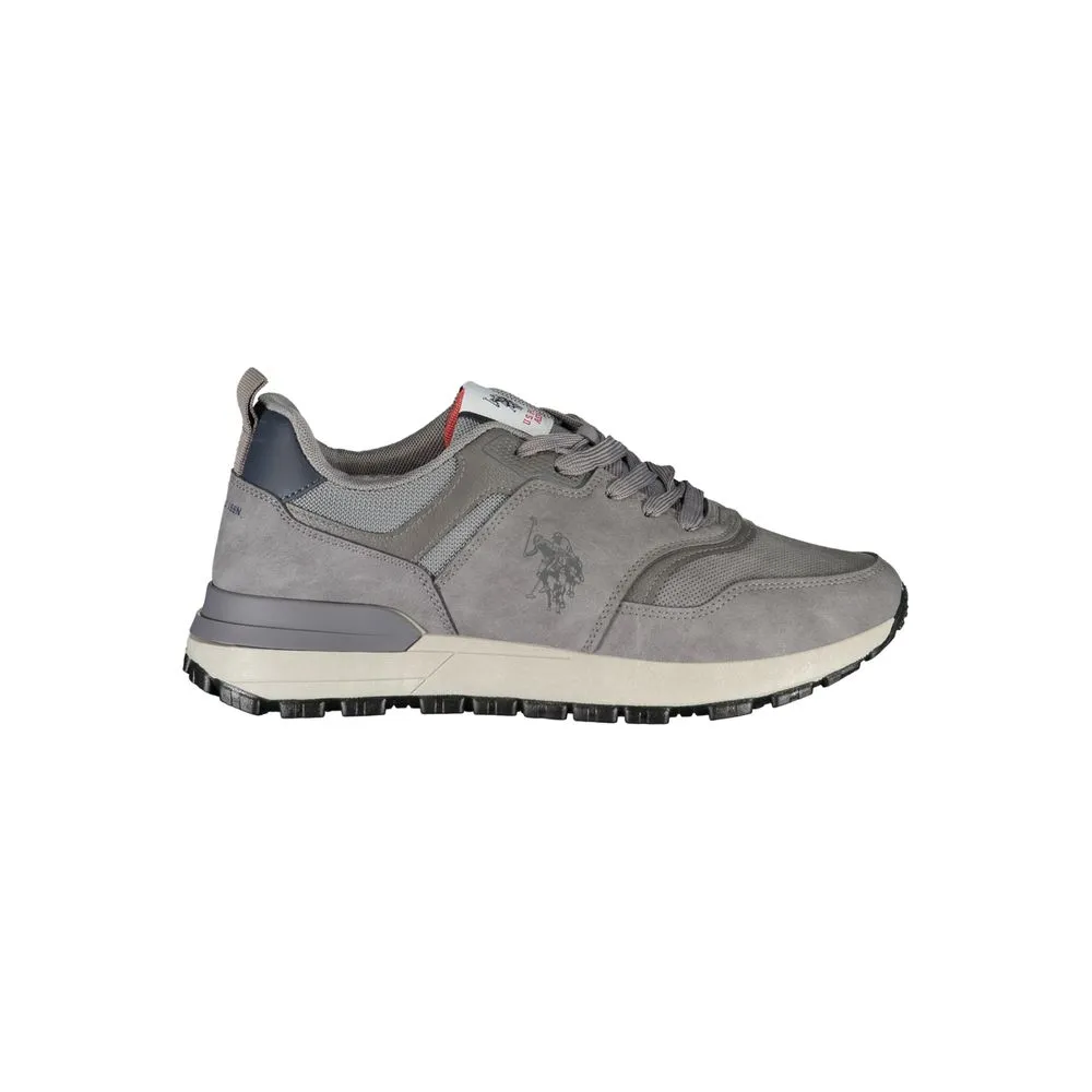 U.S. POLO ASSN. Gray Polyester Sneaker