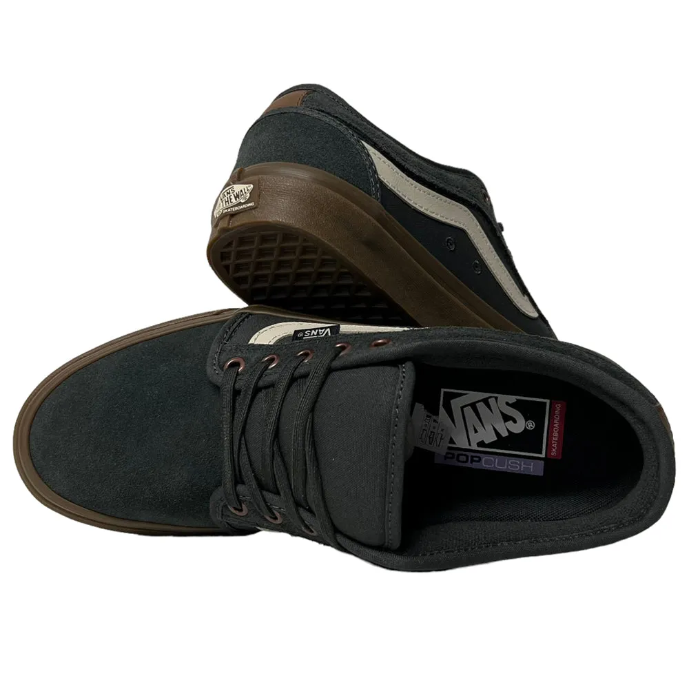 Vans Skate Chukka Low Sid Dark Grey Gum Suede Shoes