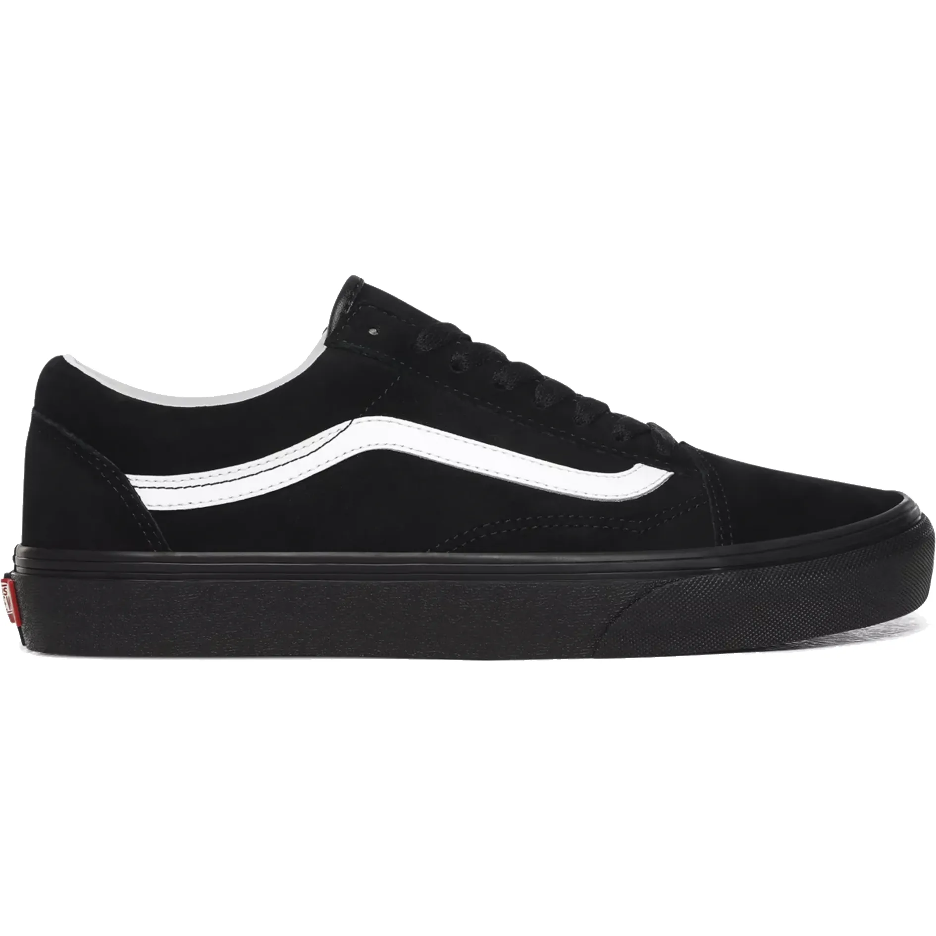 Vans Unisex Old Skool Pig Suede Shoes - Black / White