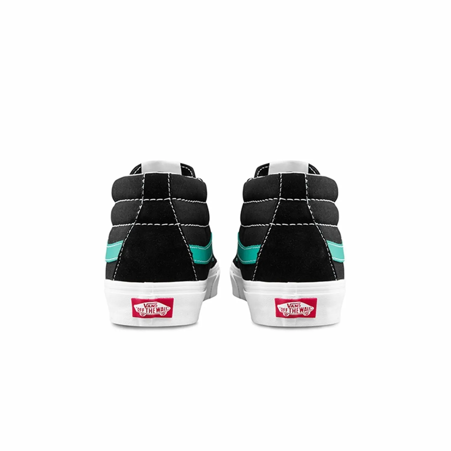 Vans Unisex Sk8 Mid Classic Sport Shoes - Black / Waterfall