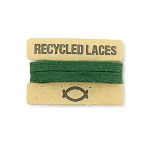 Vegan laces green FLA003