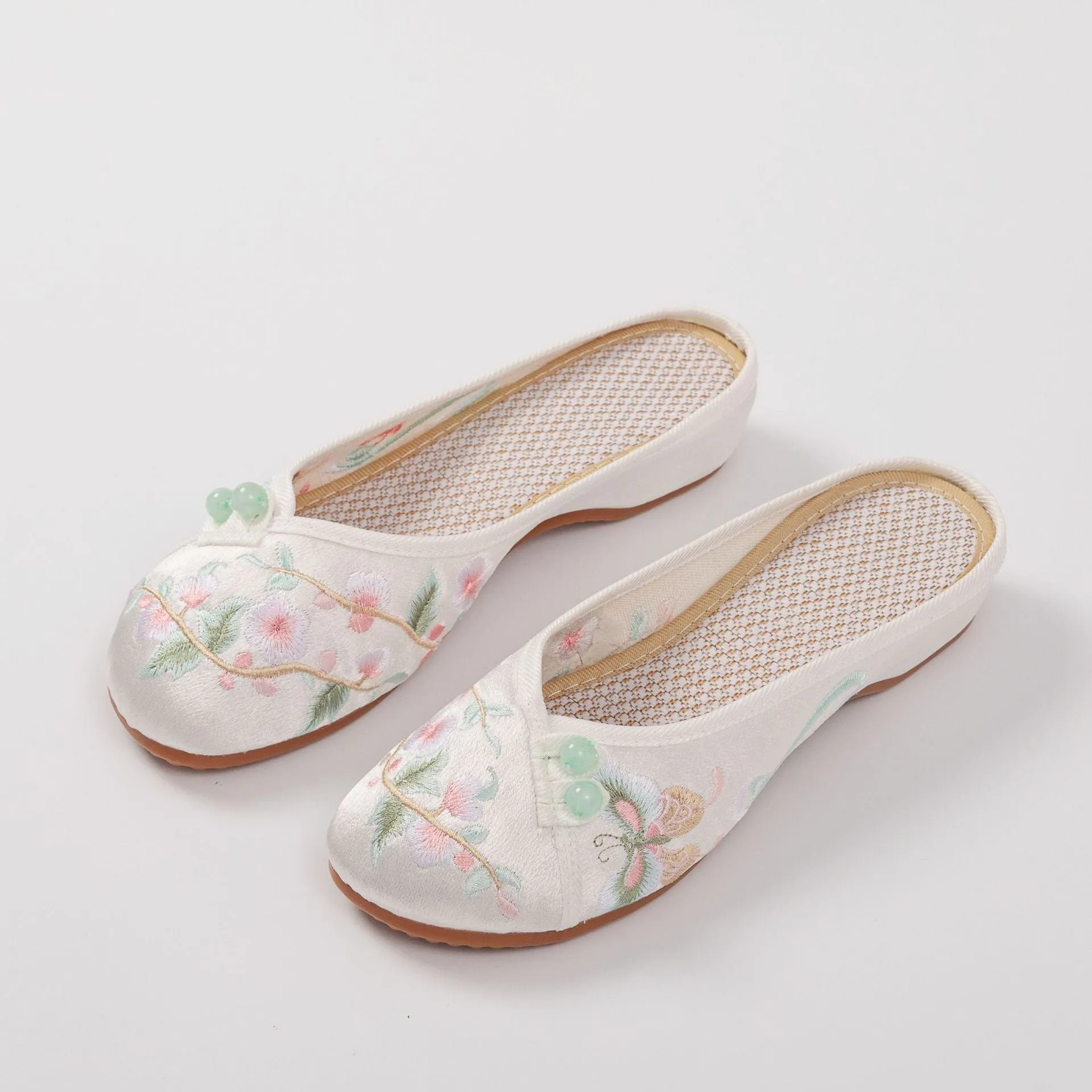 Women's Satin Retro Cheongsam Han Chinese Clothing Sandals