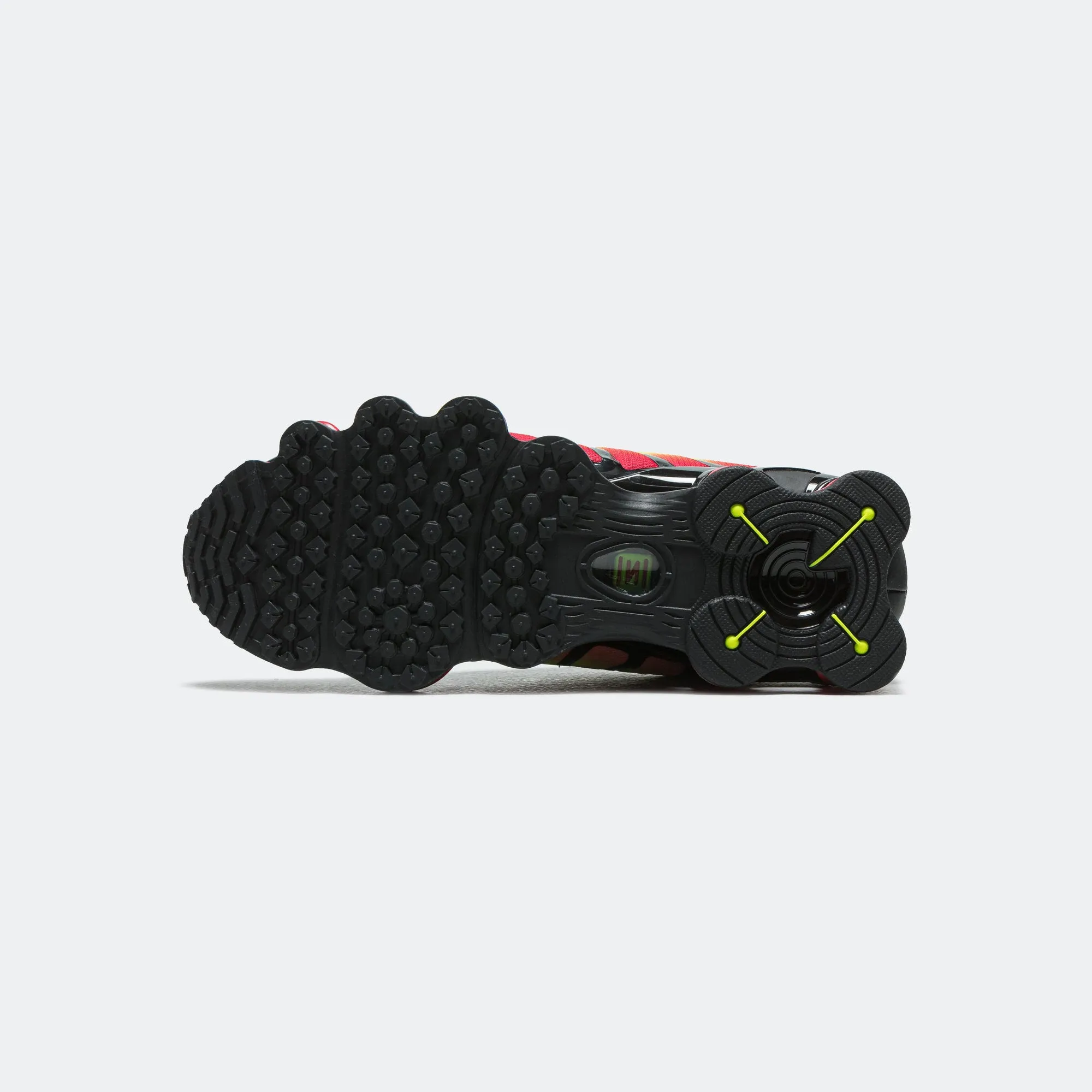 Womens Shox TL - Black/Volt-Fire Red