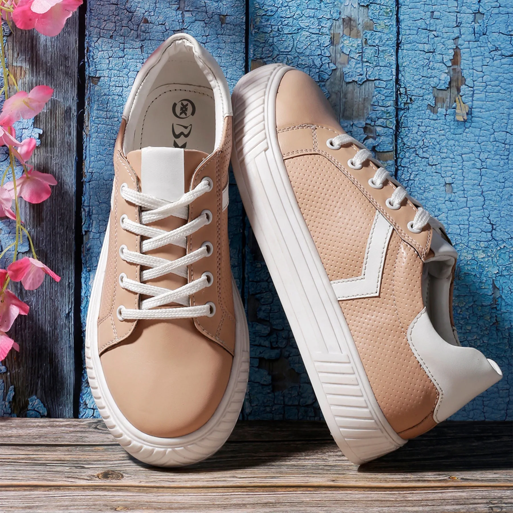 Women's Trendiest Faux Leather Sneakers