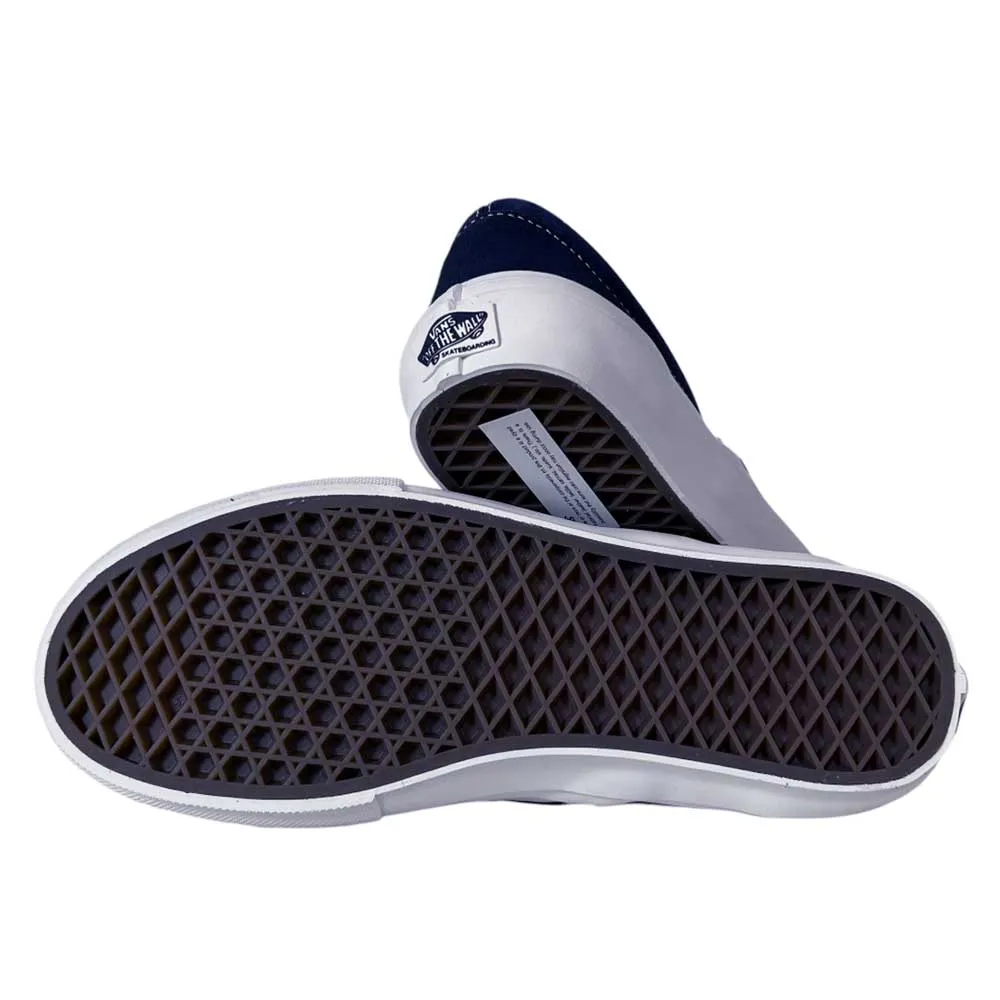 Wrapped Deep Navy Vintage Vans Skate Slip On Suede Shoes